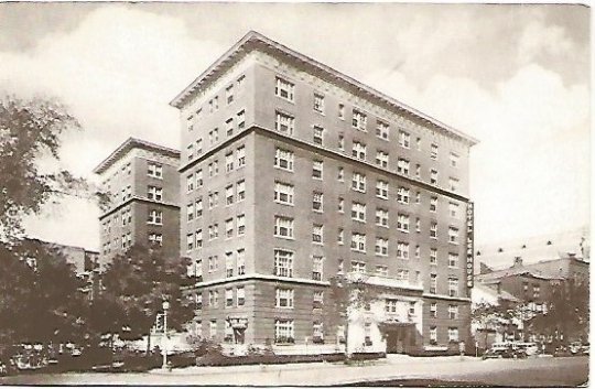 Antique Postcard The Lee House Near White House Washington D. C. Hotel - 1920s