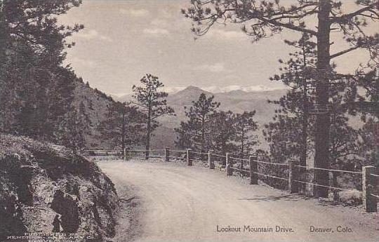 Colorado Denver Lookout Mountain Drive Albertype