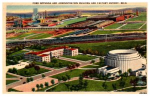 Michigan  Detroit Ford Rotunda , Administration Bldg, Factory