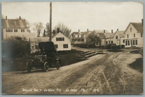 SO.UNION ME DOLIVER RESIDENCE & POST OFFICE ANTIQUE REAL PHOTO POSTCARD RPPC