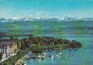 Switzerland Zurich See und Alpen 1958