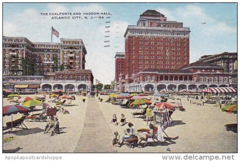 New Jersey Atlantic City The Chalfonte And Haddon Hall 1950