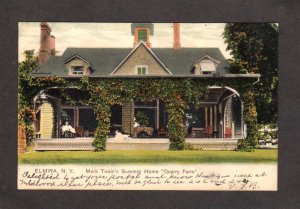 NY Mark Twain Home House Quarry Farm Elmira New York UDB Postcard PCK Series