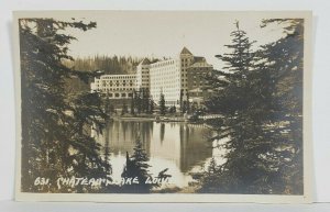 Chateau Lake Louise Alberta Canada Real Photo Postcard N20