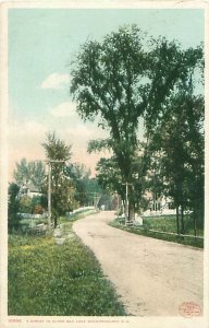 Alton Bay Street Lake Winnipesaukee, New Hampshire 1903 Postcard, Detroit Pub