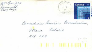 Entier Postal Stationery Postal Young Sask Canada