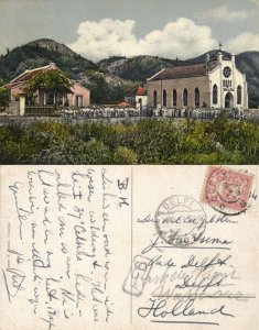 curacao, D.W.I., WESTPUNT, Catholic Church (1919) Postcard