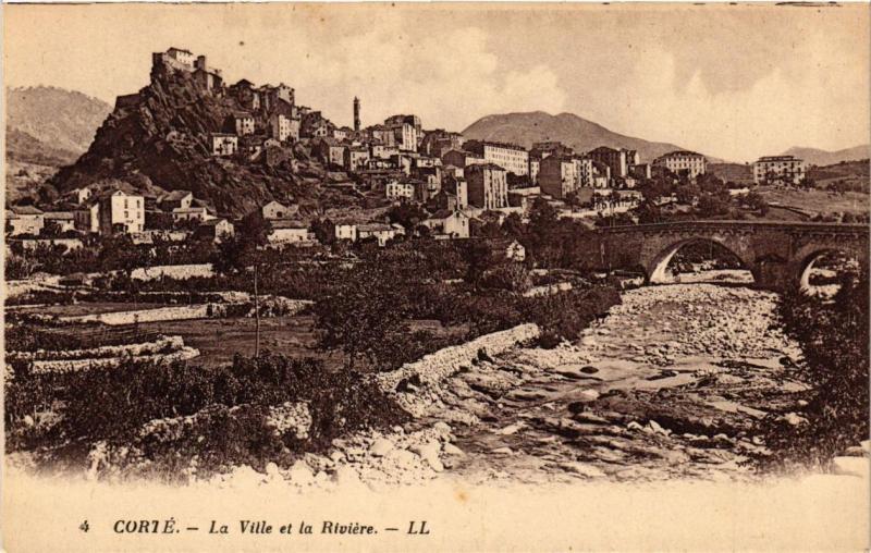 CPA CORSE Corte- La ville et la Riviére. (711567)