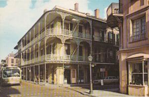 Louisiana New Orleans Lace Balconies At Royal and St Peter Streets