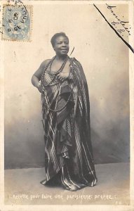 Black Woman Postcard