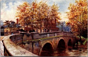 Victoria Bridge, Leamington Tucks 1672 Vintage Postcard A58