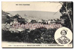 Old Postcard Royat Les Bains Panoramic