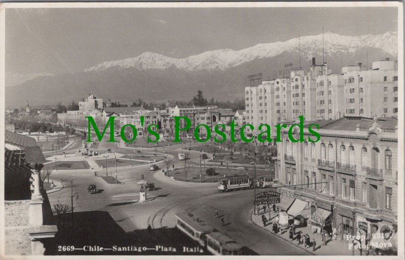 Chile Postcard - Santiago, Plaza Italia  Ref.RS29447