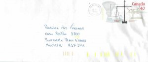 Entier Postal Stationery Postal Justice Canada Balance