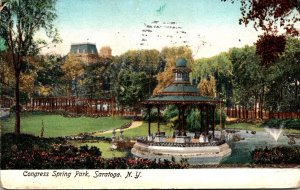 New York Saratoga Congress Spring Park 1906