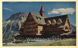 Prince of Wales Hotel Waterton Lake Canada Unused 