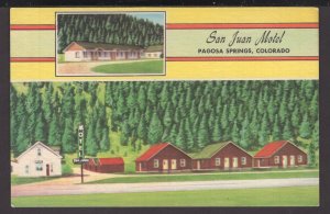 Colorado Pagosa Springs - The San Juan Motel Heart of Fishing & Hunting ~ Linen