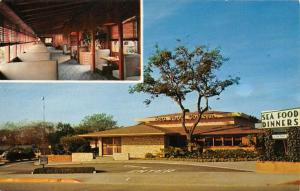 Pasadena California Seafood Tavern Multiview Vintage Postcard K27248 
