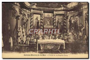 Old Postcard Saintes Maries de la Mer The Altar of Upper Chapel