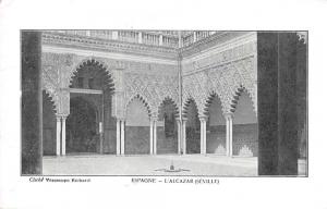 Seville Spain Alcazar Interior View Antique Postcard J72792