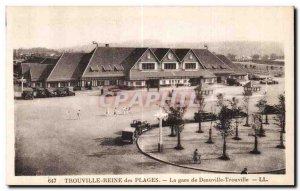 Trouville - The Station of Deauville Trouville - Old Postcard