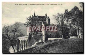 Old Postcard Dauphine Uriage les Bains Le Chateau