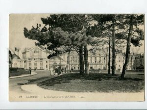 3132887 FRANCE CABOURG Kursaal Grand Hotel OLD RPPC to POLAND