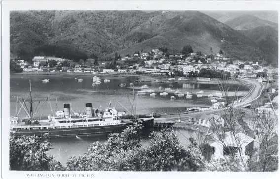 RP Wellington Ferry at Picton, South Island, New Zealand