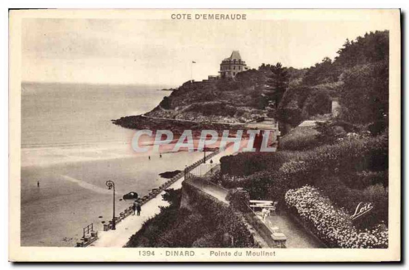 Old Postcard Emerald Coast Dinard Ponte Reel