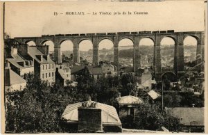 CPA Morlaix- Le Viaduc pris de la Caserne FRANCE (1026080)