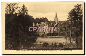 Old Postcard From Cleres Zoological Park Vue Generale Zoo