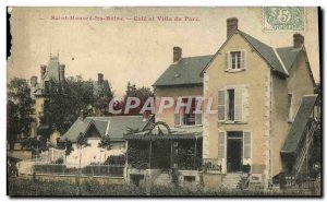 Old Postcard Saint Honore Les Bains Cafe and Villa Du Parc