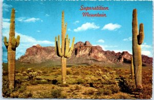 Postcard - Superstition Mountains - Mesa, Arizona