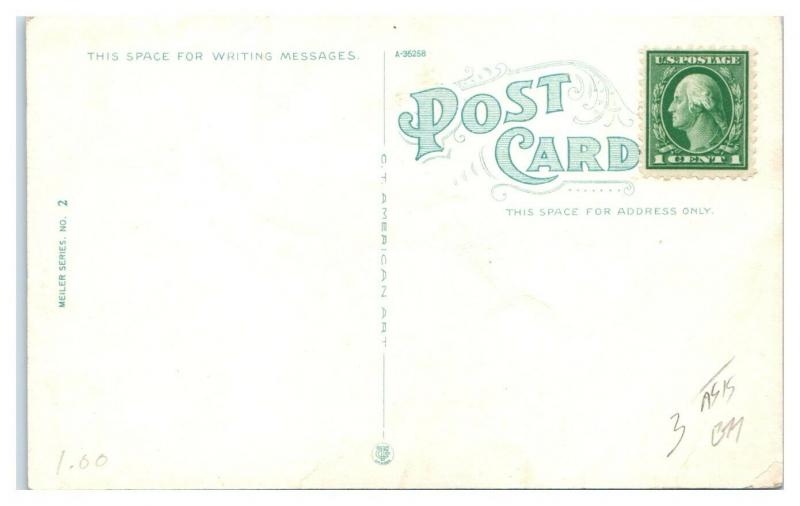 Main Street, South from Third, Dayton, OH Postcard *5F10