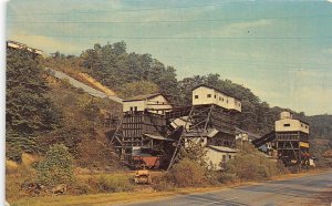 COAL MINING 1960s Postcard Typical Scene Virginia Kentucky West Virginia