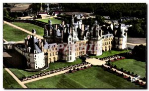 Old Postcard Wonders Du Val De Loire Chateau Chambord Viewed D & # 39Avion