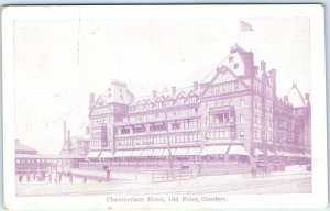 c1900s Hampton, VA Old Point Comfort Chamberlain Hotel Postcard Fort Monroe A71