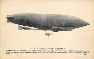 Le Dirigeable Liberte Zeppelin Unused 