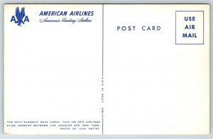 American Airlines  DC-7 Flagship   Postcard