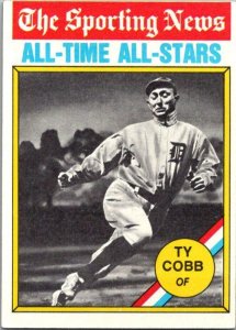 1976 Topps Baseball Card Sporting News All-Time All Stars Ty Cobb sk13008