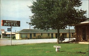 Hempstead TX Texas Wayside Motel Dixie Drive -In c1950-60s Vintage Postcard