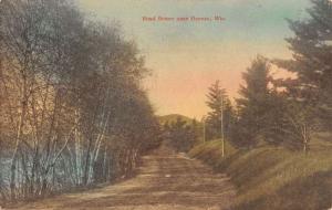 Oconto Wisconsin Scenic Roadway Antique Postcard K81689