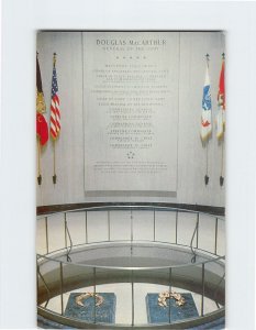 Postcard Interior Of Rotunda, MacArthur Memorial, Norfolk, Virginia