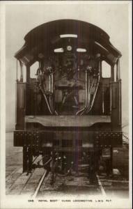 Royal Scot Class Locomotive LMS Railway Real Photo Postcard