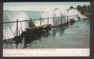 California Santa Barbara - Where the Waves break at High Tide - Und/B
