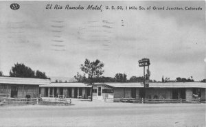 Grand Junction Colorado El Rio Rancho Motel Colorpicture Postcard 21-14006