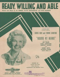 Ready Willing & Able Doris Day Frank Sinatra Australian Sheet Music