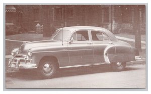 Postcard 1950 CHEVROLET Styleline DeLuxe 4-Door Sedan Dealer Advertising Card