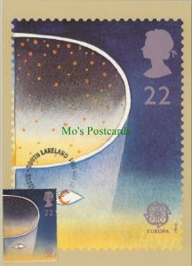 Postal Stamp Postcard - Europe in Space, Artist Jean Michel Folon Ref.RR17396