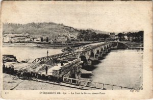 CPA Pont de SEVRES Avant-poste GUERRE MILITAIRE 1870 (50403)